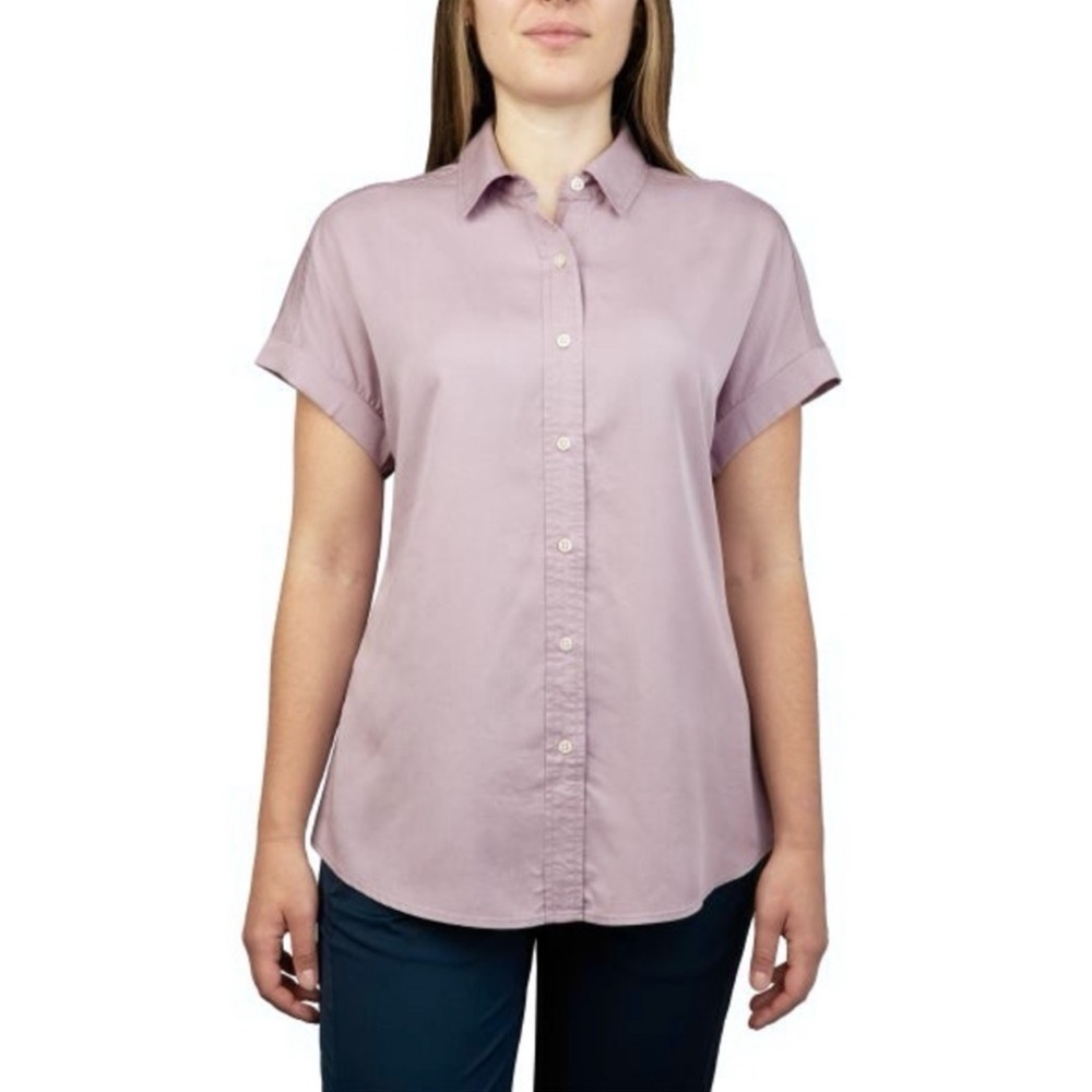 L:💜Tilley Travel Tencel Shirt